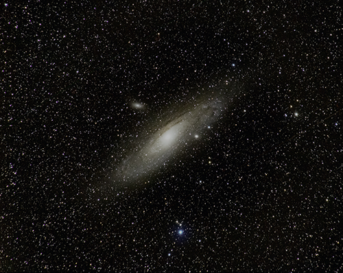 Photo de la galaxie de d'Andromère (M31), octobre 2021 - Optrolight
