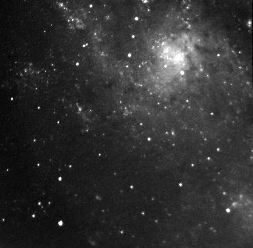Galaxie du triangle M33 au Meade lx200