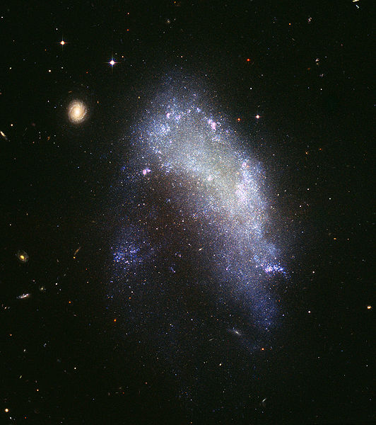 Photo d'une Galaxie irrégulière
