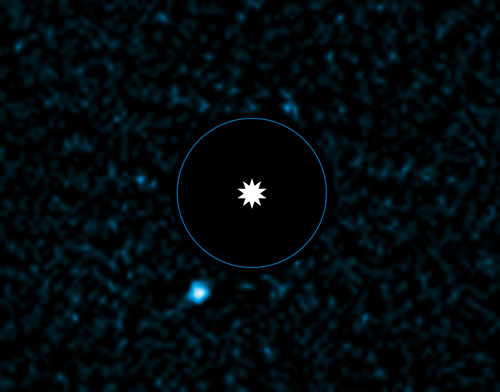 Image de l'exoplanète HD 95086 b