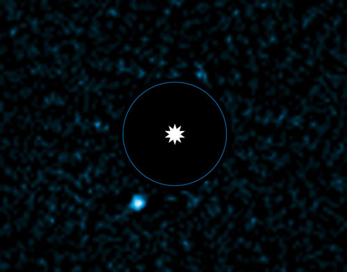 Image de l'exoplanète HD 95086 b