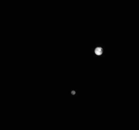 Photo de Pluton et Charon - New Horizon NASA